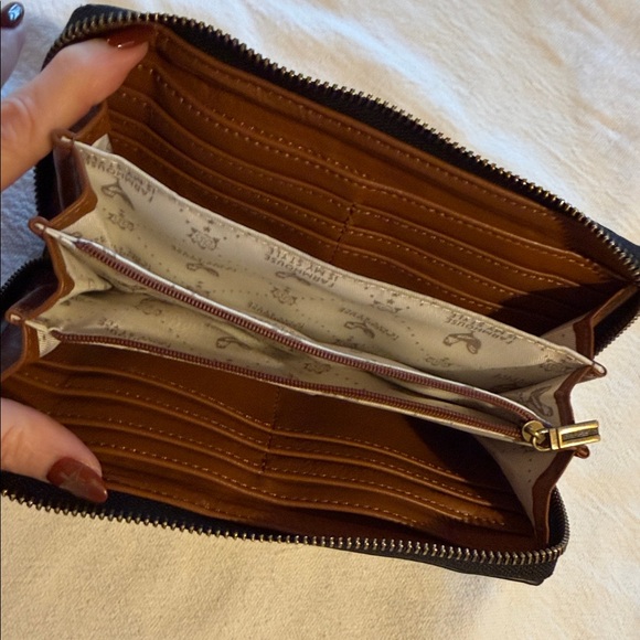 Farmhouse Is My House Canvas Wallet with Zipper - Picture 5 of 8